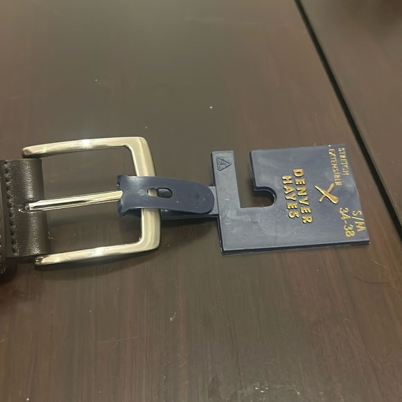 Denver Hayes Men's Woven Stretch Belt Brown New - Picture 4 of 11